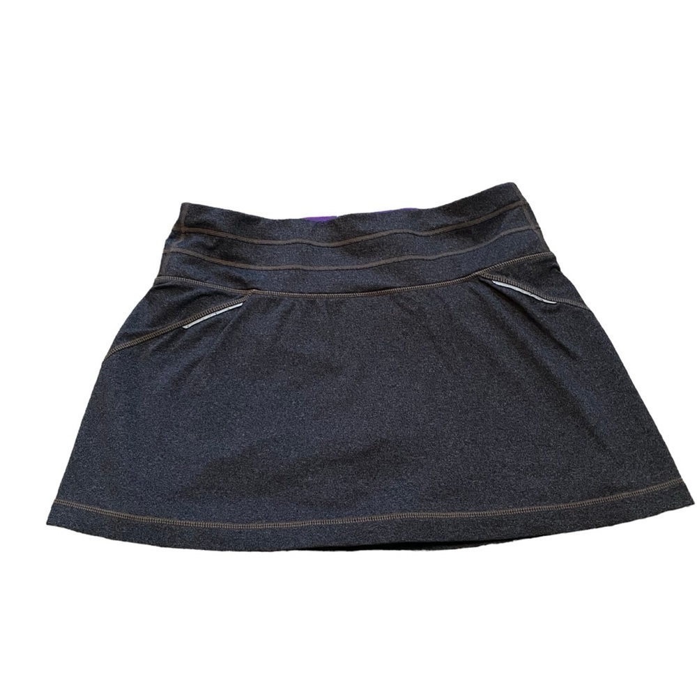 Athleta Charcoal Gray Skort Skirt Sz Medium